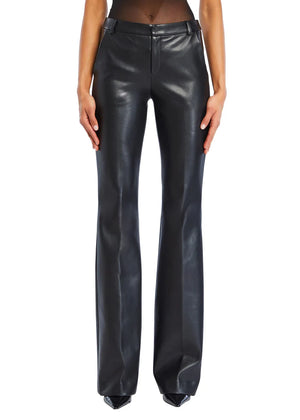 Seroya Ronja Vegan Leather Trouser | Black