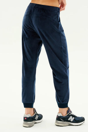 Splits 59 Rhys Velour Jogger | Navy