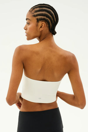 Splits 59 Hazel Airweight Crop Bandeau | White