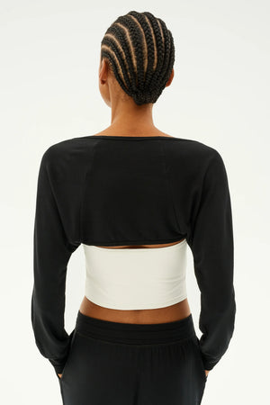 Splits 59Sue Fleece Shrug | Black