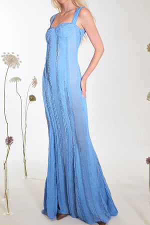 Charo Ruiz Gaia Long Dress | Blue