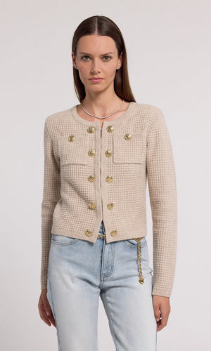 Generation Love Cypress Cardigan | Oatmeal