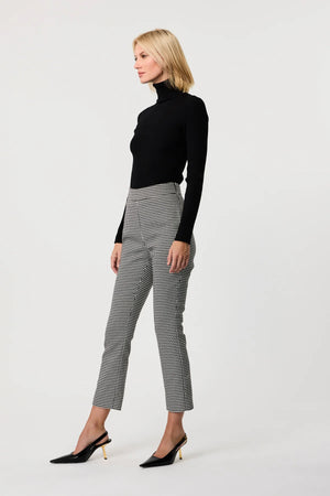 Toccin Claire Houndstooth Cigarette Pant