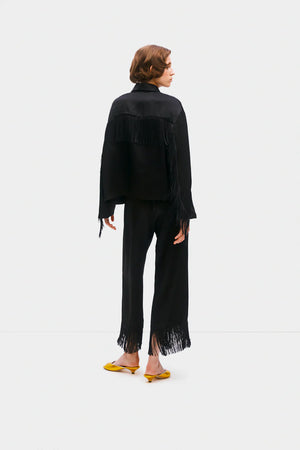 Sleeper Cosmic Cowboy Fringed Set | Black