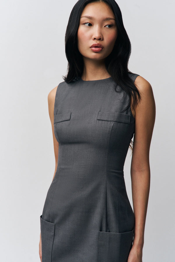 Danielle Guizio Rowan Dress | Grey