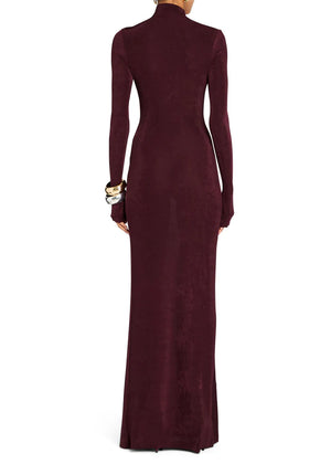 Seroya Kim Maxi Dress | Merlot