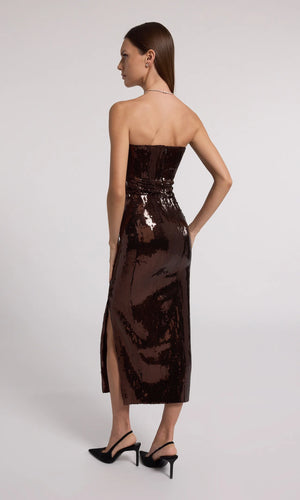 Generation Love Blaine Sequin Dress | Chocolate