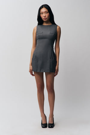 Danielle Guizio Rowan Dress | Grey