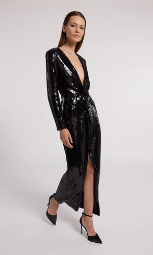 Generation Love Silvanna Sequin Dress | Black