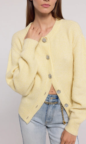 Generation Love Cypress Cardigan | Pale Yellow