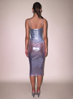 Fleur Du Mal Ombré Shine Dress