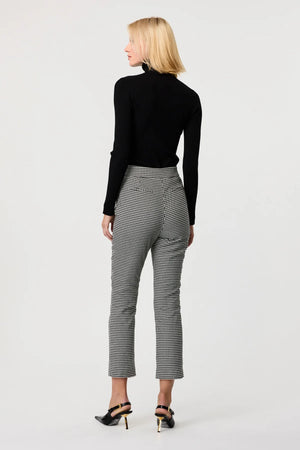 Toccin Claire Houndstooth Cigarette Pant