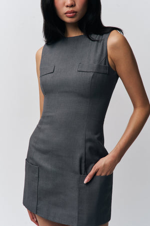 Danielle Guizio Rowan Dress | Grey