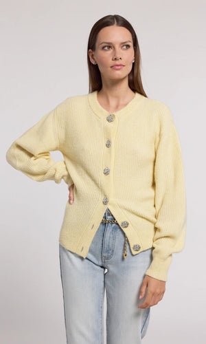 Generation Love Cypress Cardigan | Pale Yellow