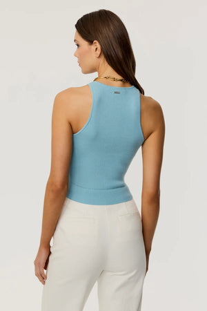 Toccin Avery Racerback Tank | Soft Blue