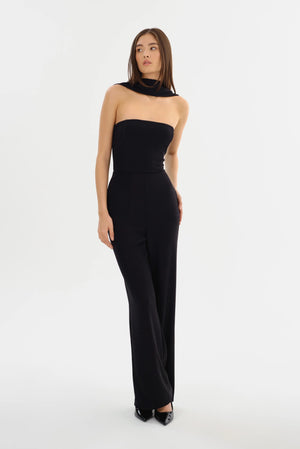 LaMarque Elora Lurex Knit Jumpsuit | Black