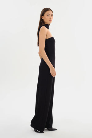 LaMarque Elora Lurex Knit Jumpsuit | Black