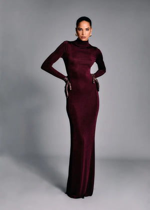 Seroya Kim Maxi Dress | Merlot