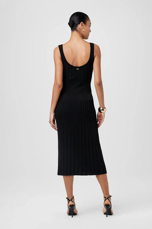 Toccin Joely V-Neck Midi Dress