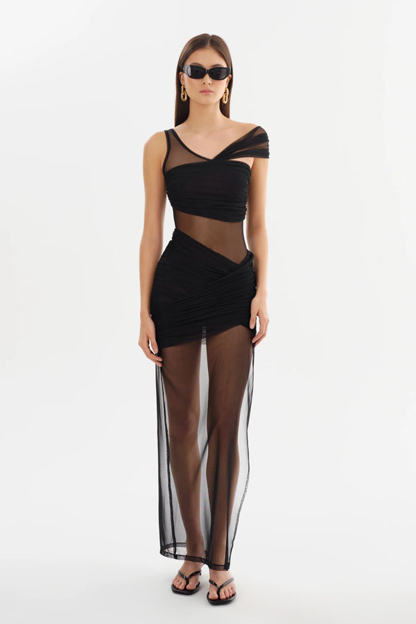 LaMarque Florinda Mesh Dress | Black