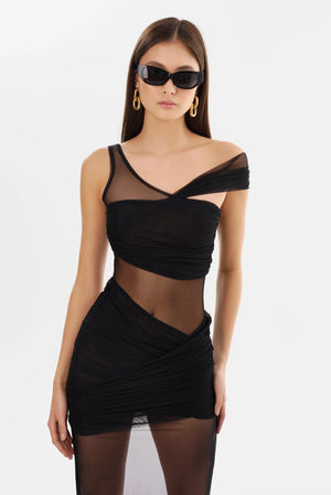 LaMarque Florinda Mesh Dress | Black