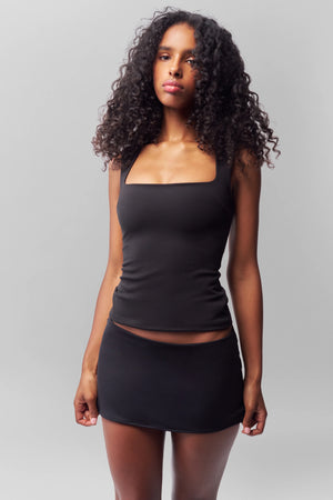 Danielle Guizio Micro Mini Stretch Skirt | Black