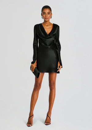 Sans Faff Madeleine Mini Reversible Mini Dress | Black