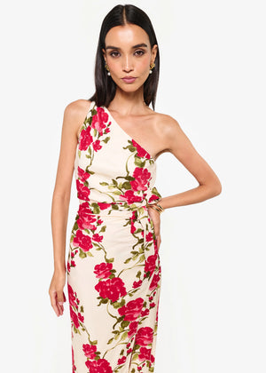 Cami NYC Nanu Dress | Campari Watercolor