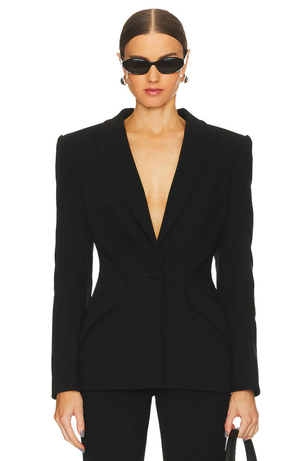 Sans Faff Sloan Structured Blazer | Black