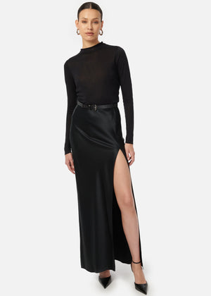 Cami NYC Slit Skirt | Black