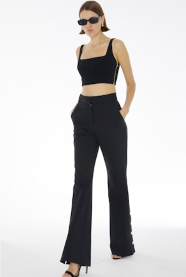 Toccin Rhea Cropped Corset Top