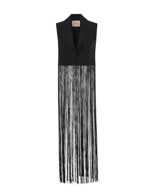 Theo Atlas Fringe Sleeveless Vest