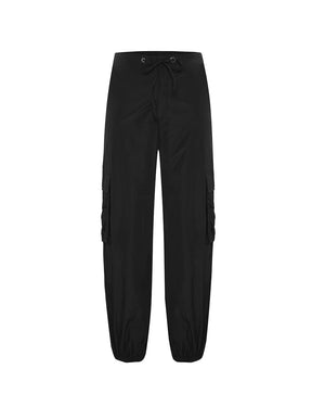 Theo Theia Zip Taffeta Cargo Pant