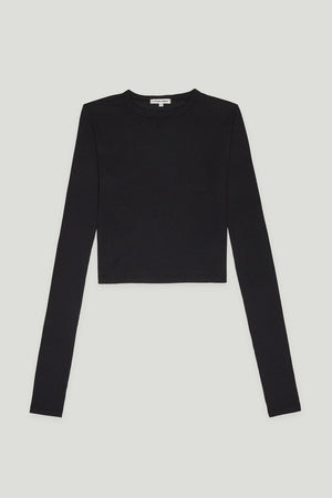 Cotton Citizen Verona Crop Shirt | Black