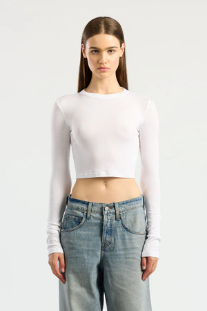 Cotton Citizen Verona Crop Shirt | White